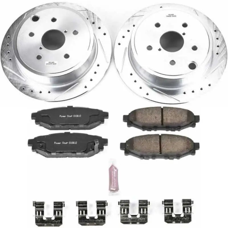 Power Stop 15-19 Subaru WRX Rear Z23 Evolution Sport Brake Kit k6977