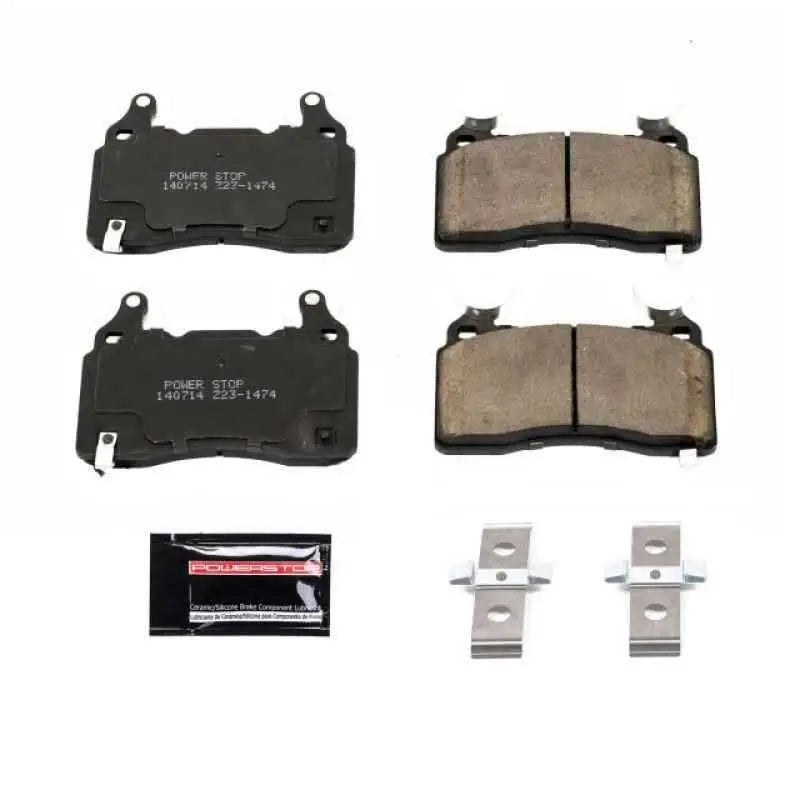 Power Stop 16-18 Cadillac CT6 Front Z23 Evolution Sport Brake Pads w/Hardware z23-1474