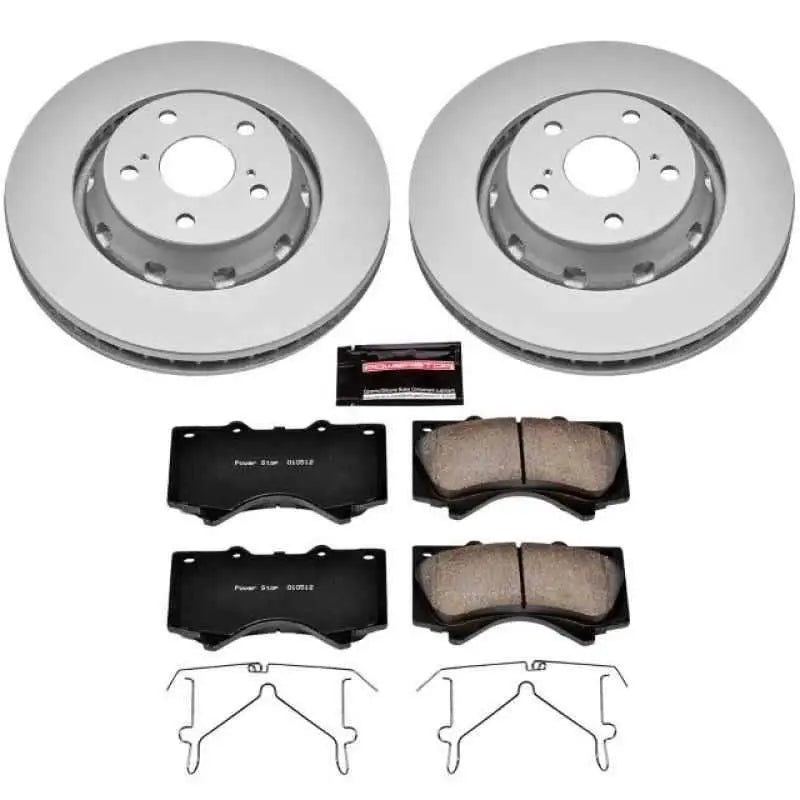 Power Stop 16-18 Lexus LX570 Front Z17 Evolution Geomet Coated Brake Kit CRK2952