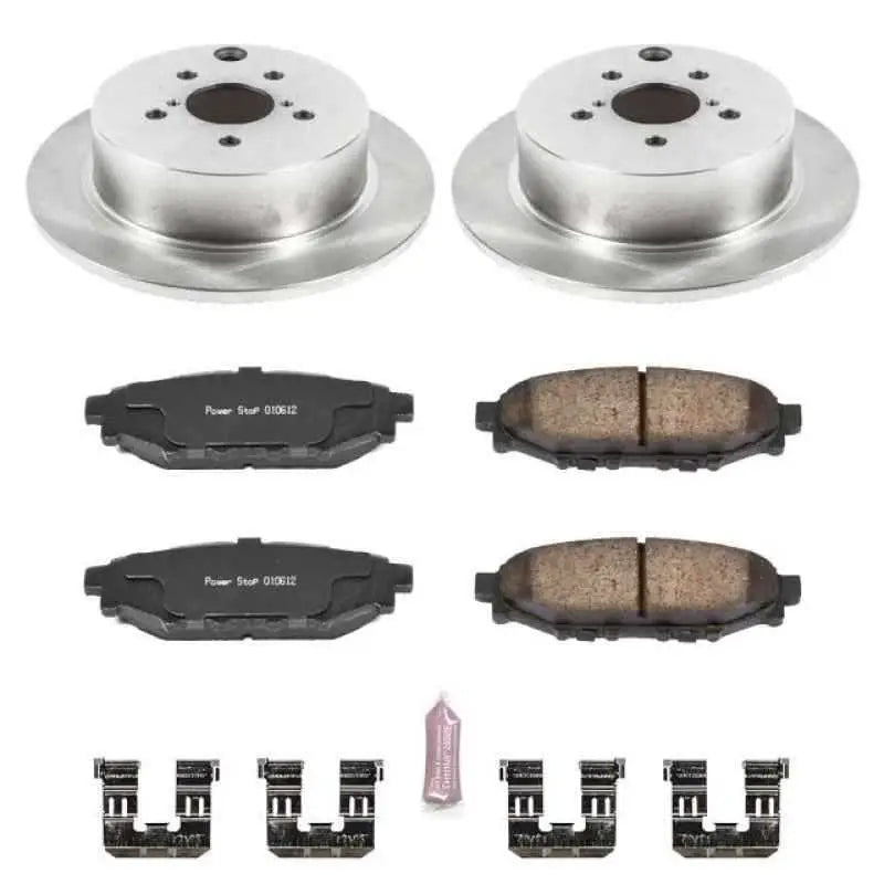 Power Stop 16-18 Subaru Crosstrek Rear Autospecialty Brake Kit koe6107