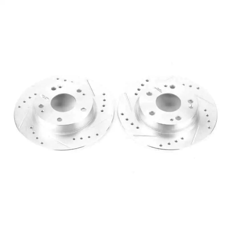 Power Stop 16-19 Honda Civic Rear Evolution Drilled & Slotted Rotors - Pair jbr1728xpr