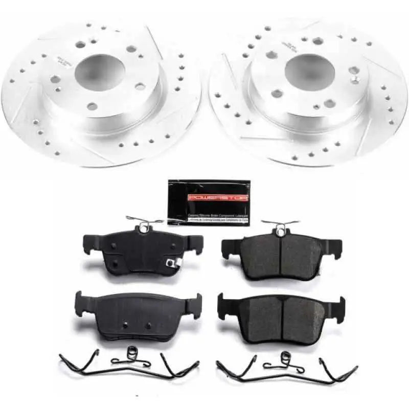 Power Stop 16-19 Honda Civic Rear Z23 Evolution Sport Brake Kit k7725
