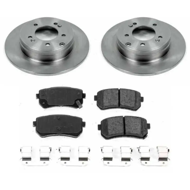 Power Stop 16-19 Hyundai Sonata Rear Autospecialty Brake Kit koe7505