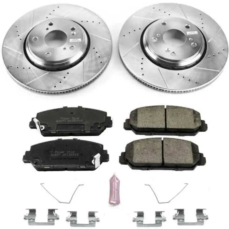 Power Stop 17-18 Acura ILX Front Z23 Evolution Sport Brake Kit k7347
