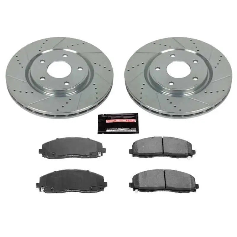 Power Stop 17-19 Chrysler Pacifica Front Z23 Evolution Sport Brake Kit k5959