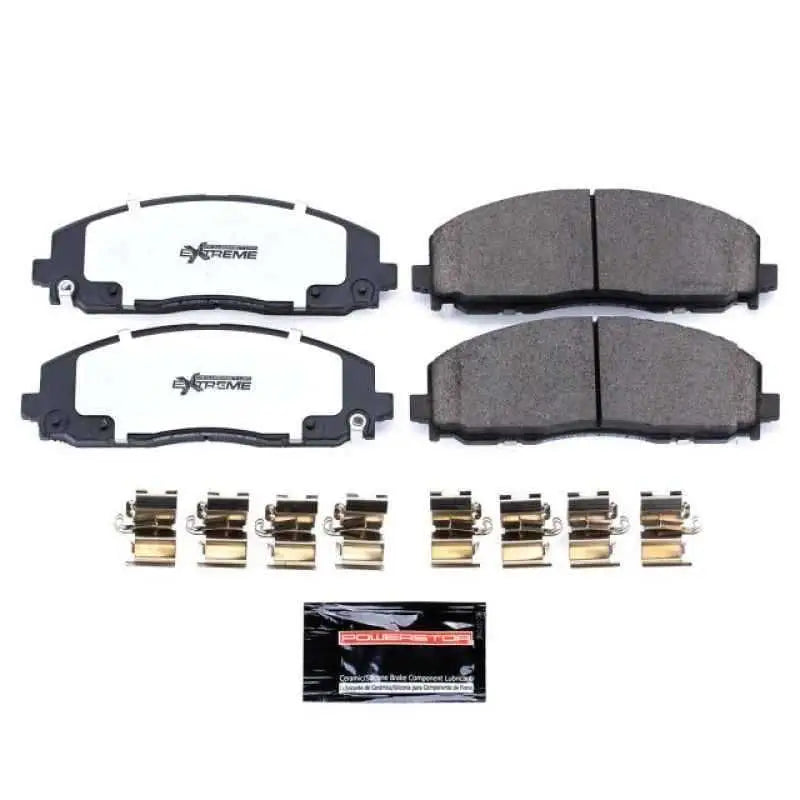 Power Stop 17-19 Chrysler Pacifica Front Z36 Truck & Tow Brake Pads w/Hardware z36-1589