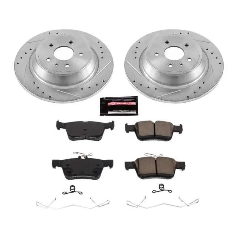 Power Stop 17-19 Ford Escape Rear Z23 Evolution Sport Brake Kit k7723