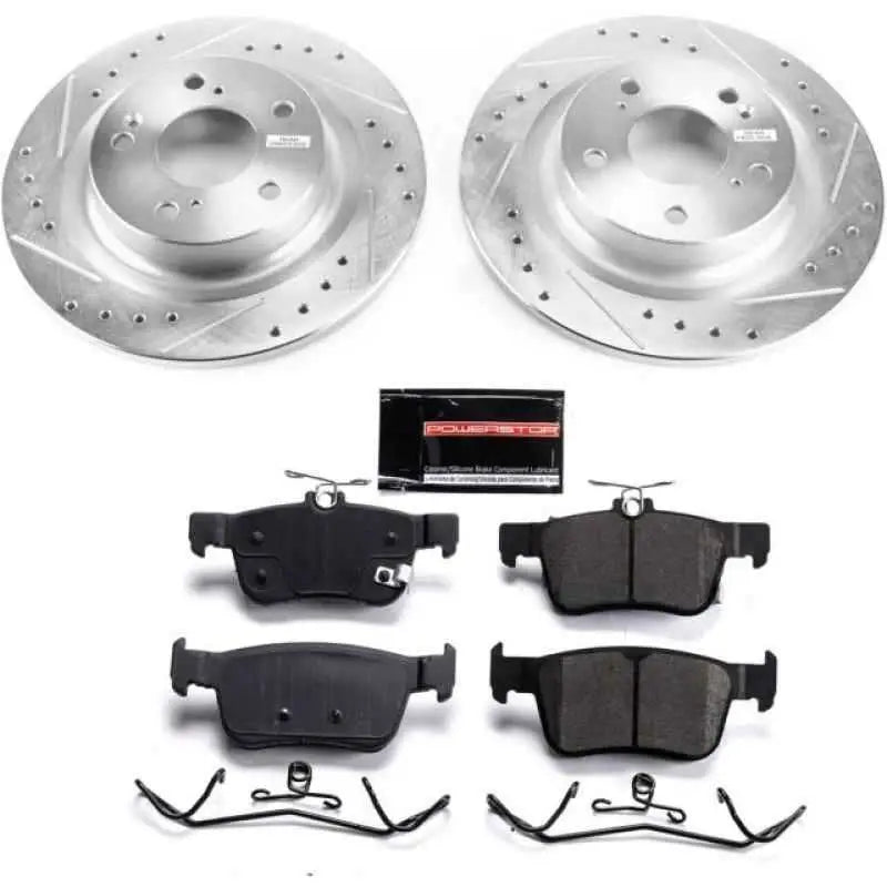Power Stop 17-19 Honda Civic Rear Z23 Evolution Sport Brake Kit k7871