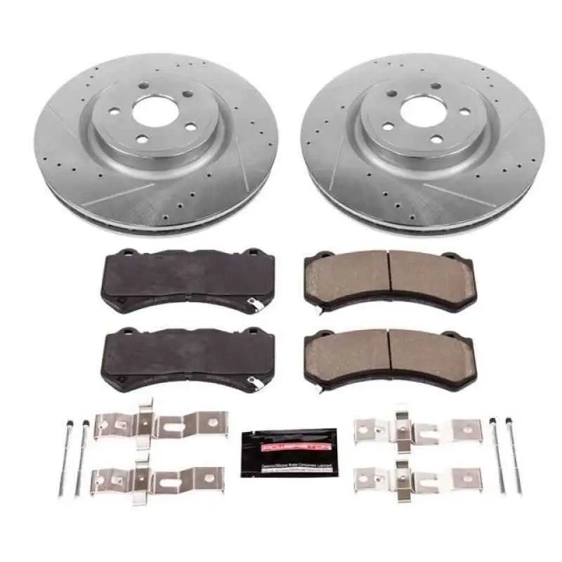 Power Stop 18-19 Dodge Durango Front Z23 Evolution Sport Brake Kit k5957