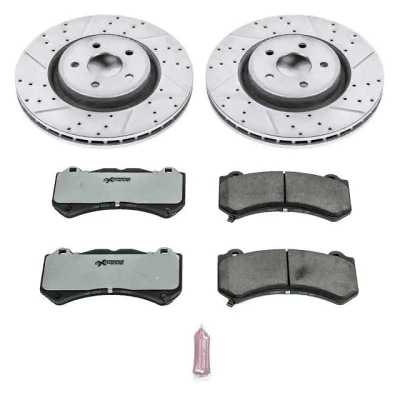 Power Stop 18-19 Dodge Durango Front Z26 Street Warrior Brake Kit k5957-26