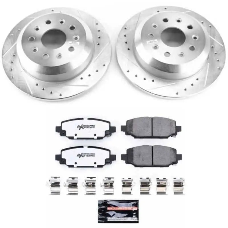 Power Stop 18-19 Jeep Wrangler Rear Z36 Truck & Tow Brake Kit k7943-36