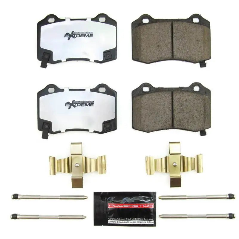 Power Stop 18-21 Jeep Grand Cherokee Rear Z26 Extreme Street Brake Pads w/Hardware psbz26-1053b