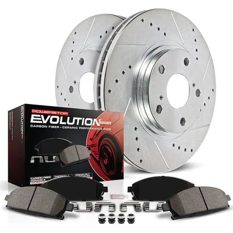 Power Stop 19-21 Subaru Forester Front Z23 Evolution Sport Brake Kit psbk8481