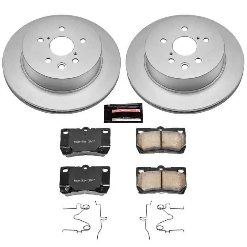 Power Stop 2006 Lexus GS300 Rear Z17 Evolution Geomet Coated Brake Kit crk2977