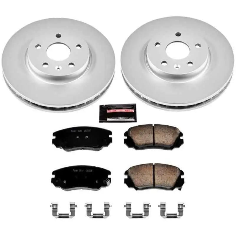 Power Stop 2010 Buick Allure Front Z17 Evolution Geomet Coated Brake Kit crk5334