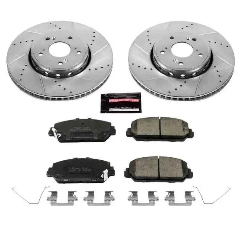 Power Stop 2016 Acura ILX Front Z23 Evolution Sport Brake Kit k6940