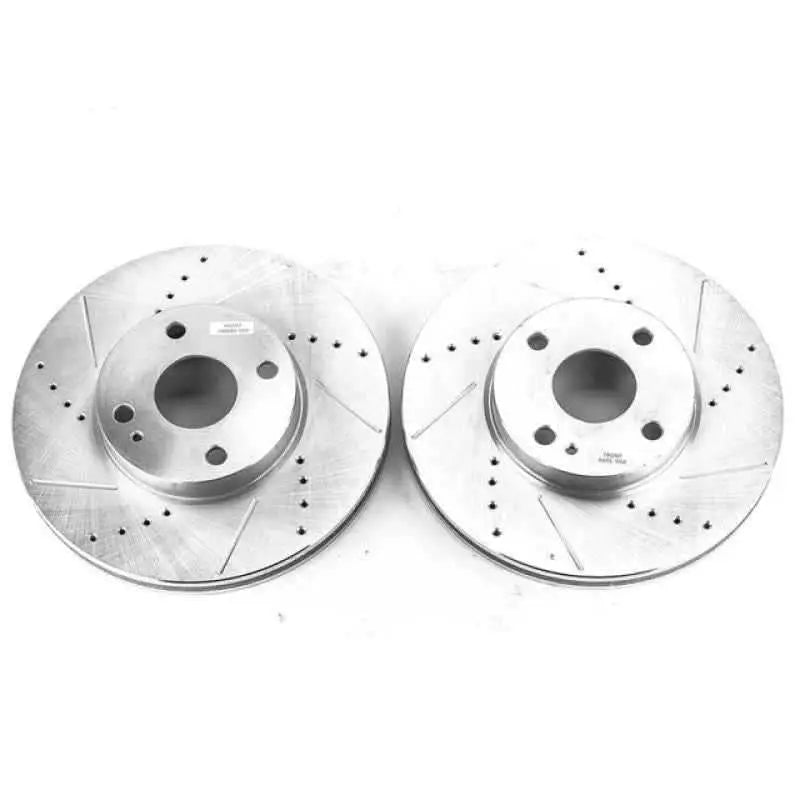 Power Stop 2016 Scion iA Front Evolution Drilled & Slotted Rotors - Pair jbr1743xpr