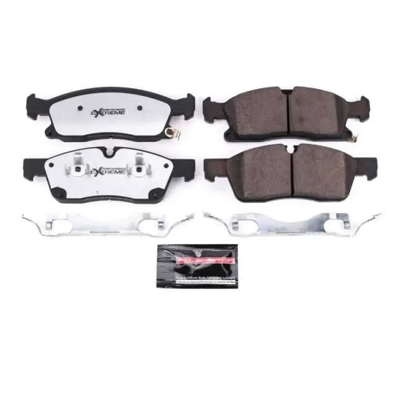 Power Stop 2017 Dodge Durango Front Z36 Truck & Tow Brake Pads w/Hardware z36-1904a