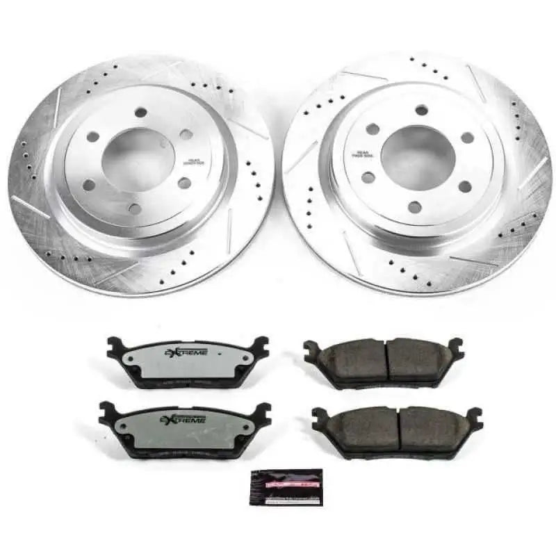 Power Stop 2018 Ford Expedition Rear Z36 Truck & Tow Brake Kit k8030-36