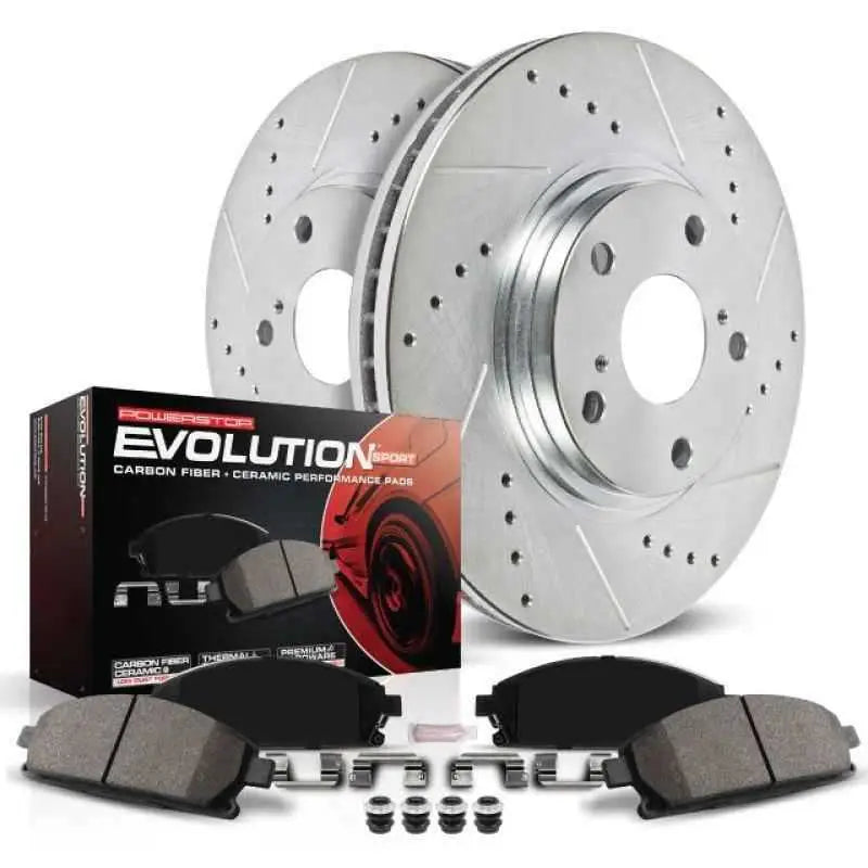 Power Stop 2019 Acura RDX Front Z23 Evolution Sport Brake Kit K8314