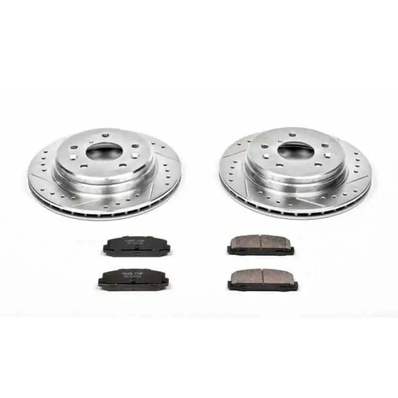 Power Stop 86-91 Mazda RX-7 Rear Z23 Evolution Sport Brake Kit k472