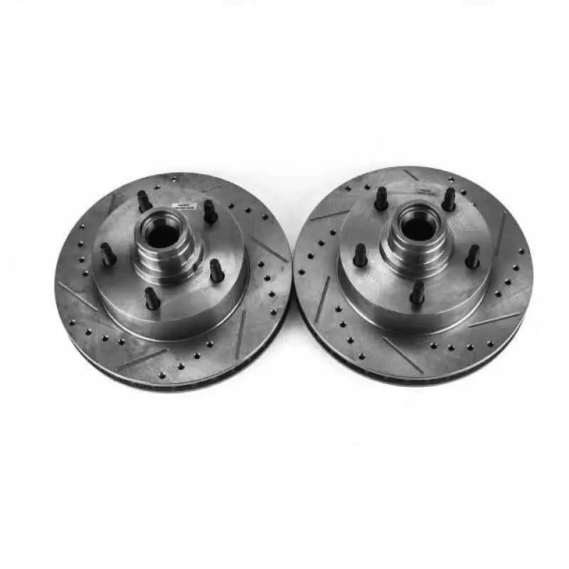 Power Stop 86-93 Ford E-150 Front Evolution Drilled & Slotted Rotors - Pair AR8501XPR