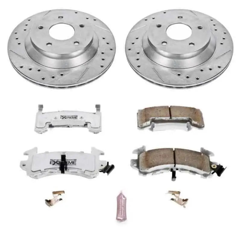 Power Stop 88-95 Chevrolet Corvette Front Z26 Street Warrior Brake Kit k1517-26