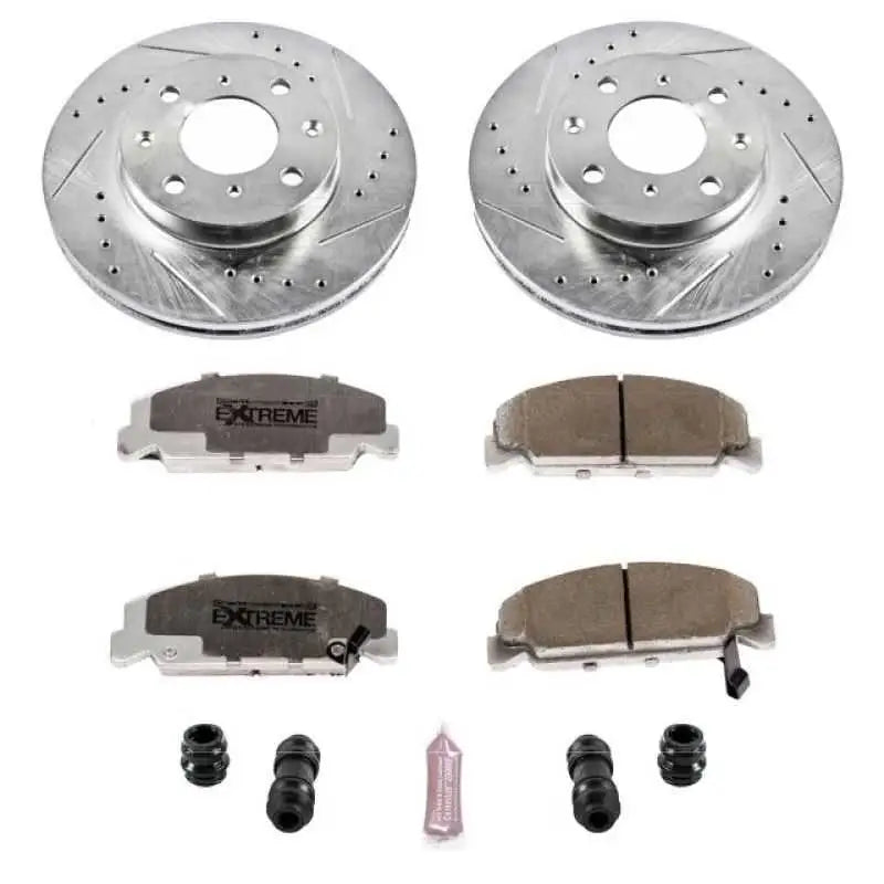 Power Stop 90-00 Honda Civic Front Z26 Street Warrior Brake Kit k699-26