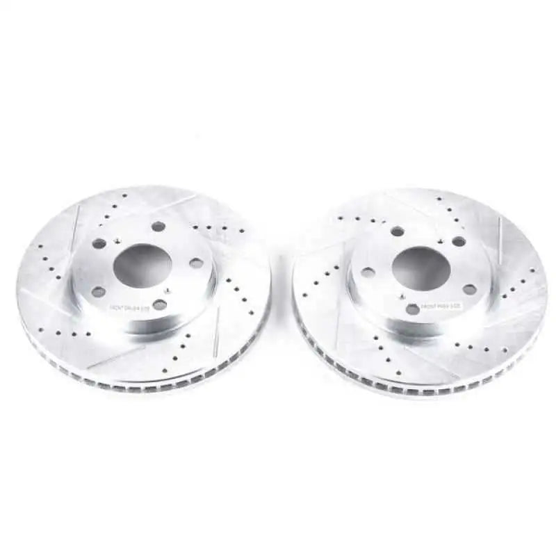 Power Stop 92-01 Lexus ES300 Front Evolution Drilled & Slotted Rotors - Pair jbr712xpr