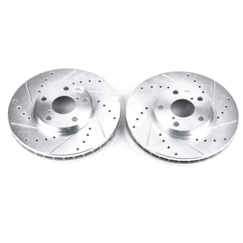Power Stop 93-05 Lexus GS300 Front Evolution Drilled & Slotted Rotors - Pair jbr716xpr