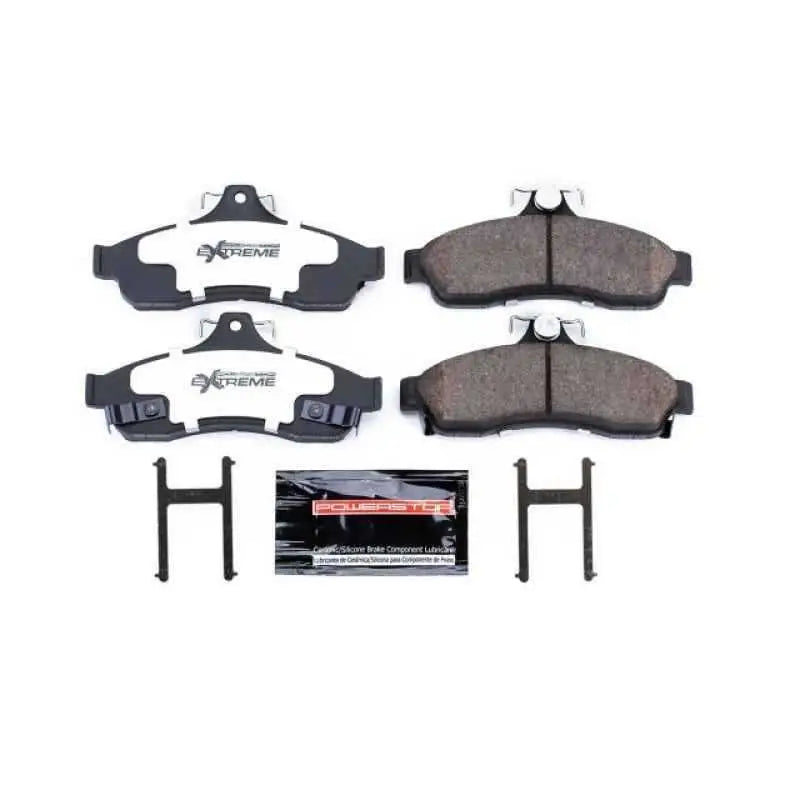 Power Stop 94-96 Chevrolet Caprice Rear Z26 Extreme Street Brake Pads w/Hardware z26-628