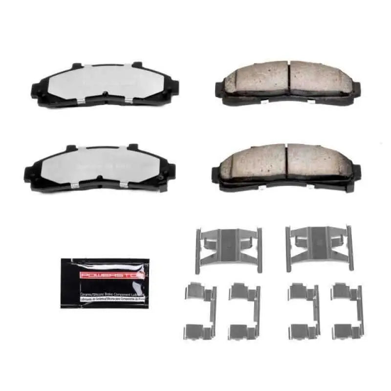 Power Stop 95-01 Ford Explorer Front Z36 Truck & Tow Brake Pads w/Hardware z36-652