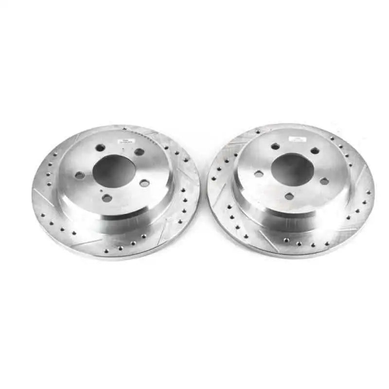 Power Stop 95-01 Ford Explorer Rear Evolution Drilled & Slotted Rotors - Pair ar8552xpr