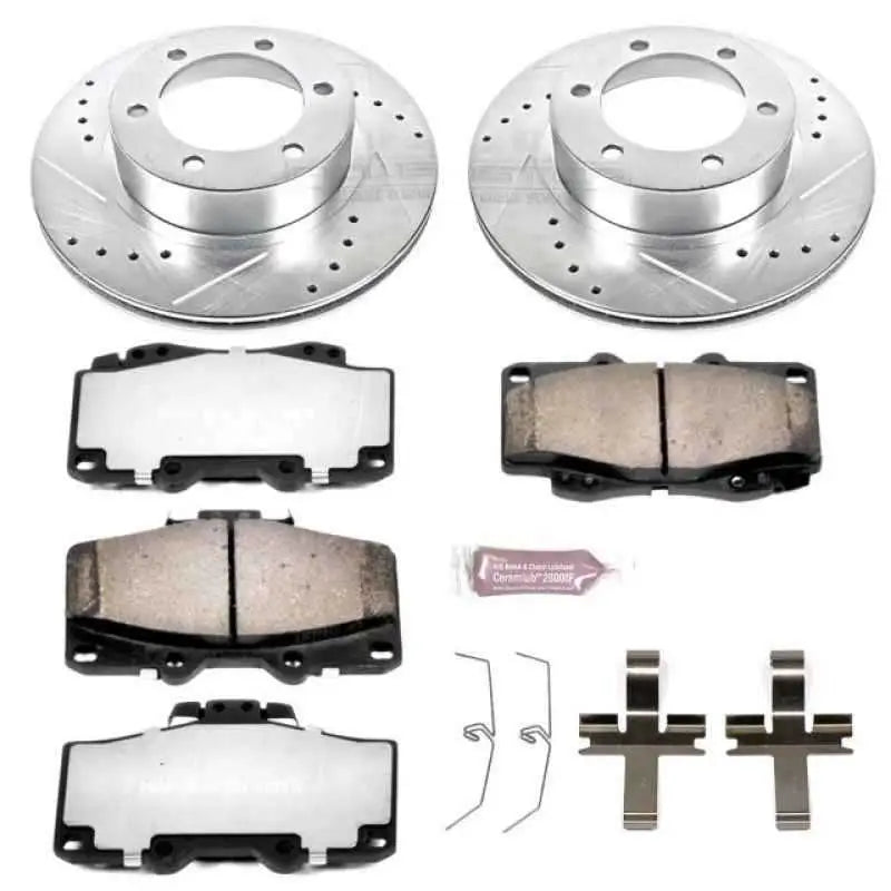 Power Stop 95-02 Toyota 4Runner Front Z36 Truck & Tow Brake Kit k1236-36