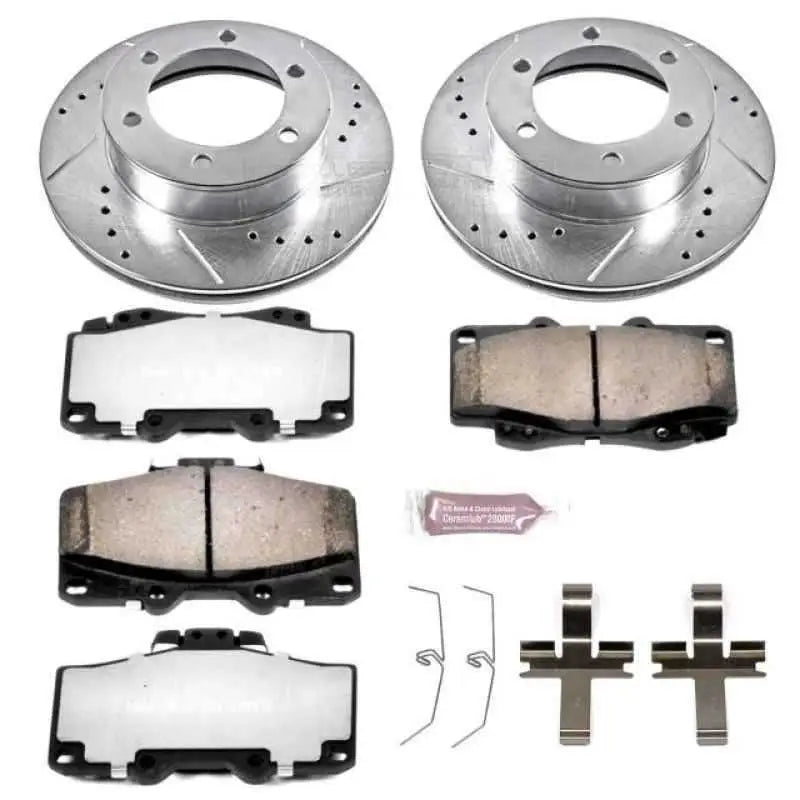 Power Stop 95-02 Toyota 4Runner Front Z36 Truck & Tow Brake Kit k1233-36