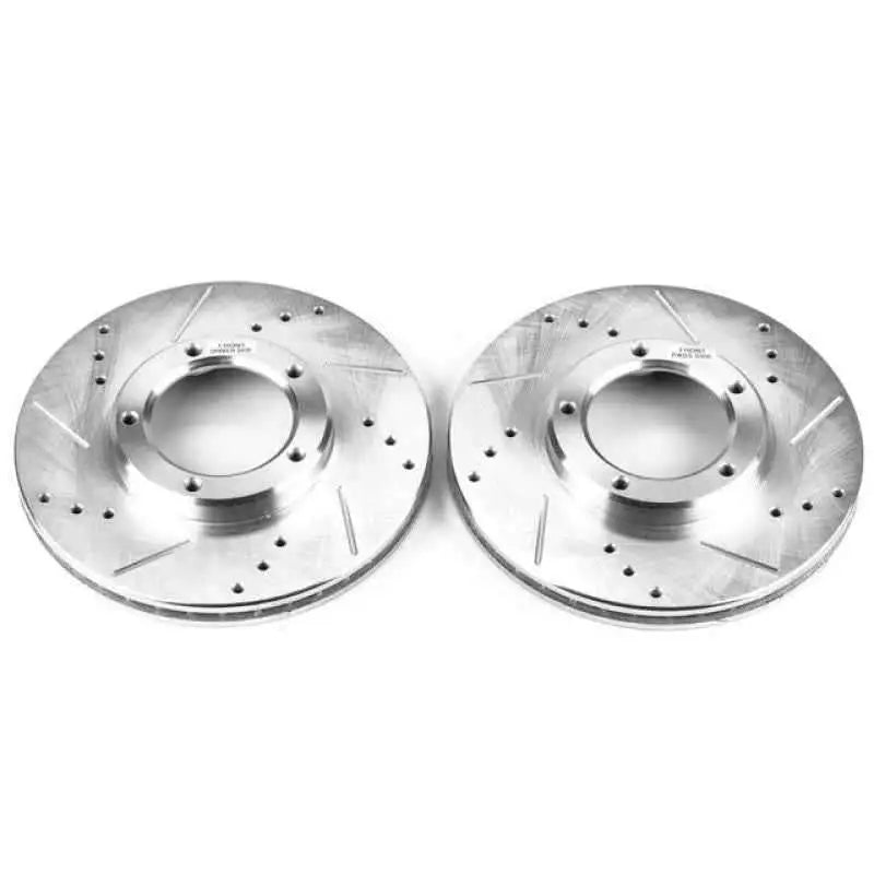 Power Stop 95-04 Toyota Tacoma Front Evolution Drilled & Slotted Rotors - Pair jbr790xpr