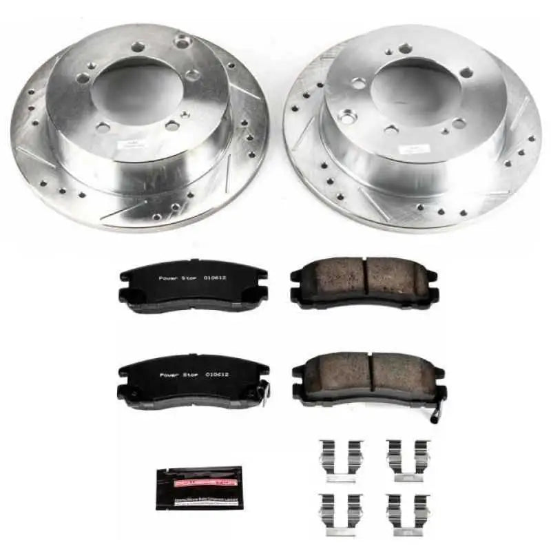 Power Stop 95-05 Chrysler Sebring Rear Z23 Evolution Sport Brake Kit k1203
