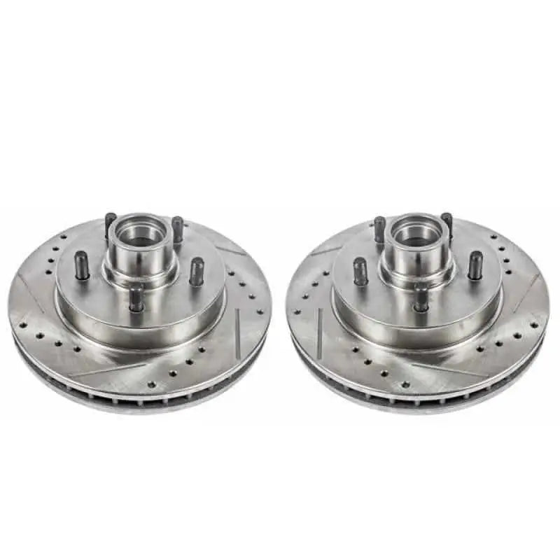 Power Stop 95-99 Chevrolet C1500 Front Evolution Drilled & Slotted Rotors - Pair AR8625XPR