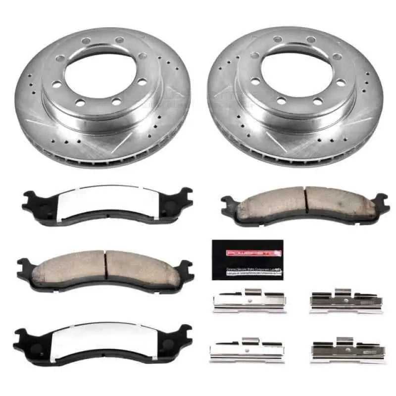 Power Stop 95-99 Ford F-250 Front Z36 Truck & Tow Brake Kit K5089-36
