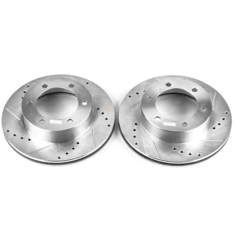 Power Stop 96-02 Toyota 4Runner Front Evolution Drilled & Slotted Rotors - Pair jbr791xpr