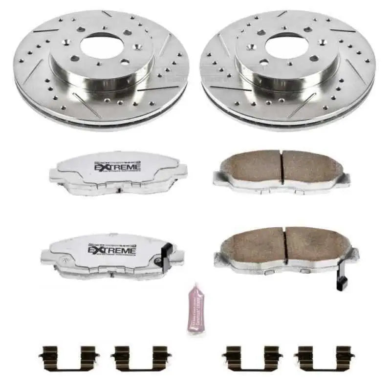 Power Stop 96-05 Honda Civic Front Z26 Street Warrior Brake Kit k690-26