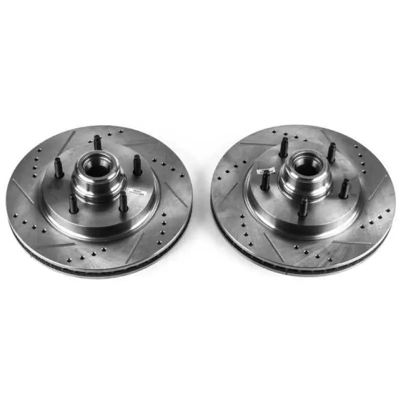 Power Stop 97-00 Ford F-150 Front Evolution Drilled & Slotted Rotors - Pair AR8555XPR