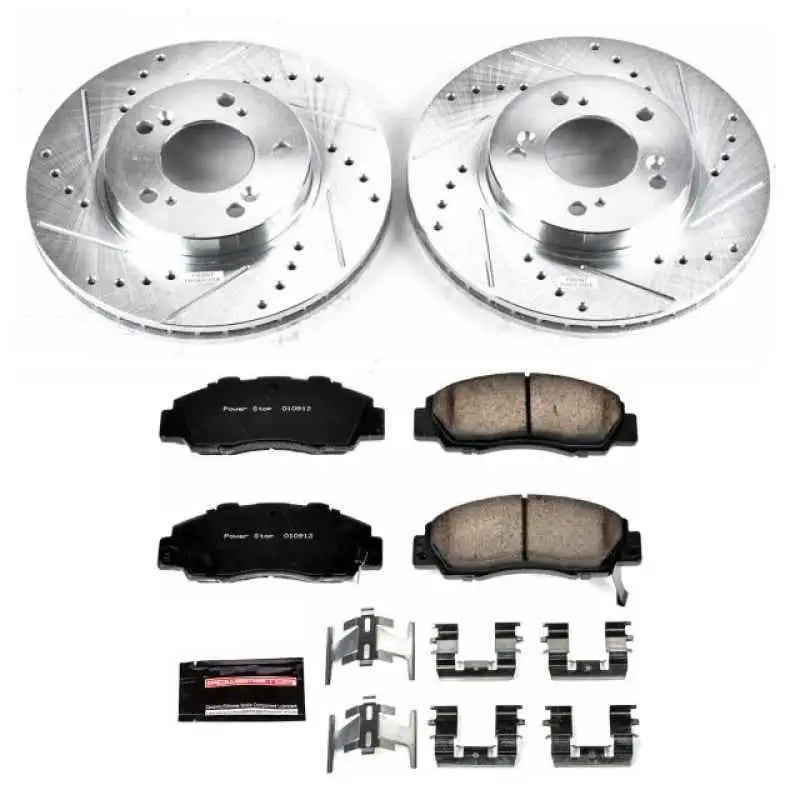 Power Stop 97-01 Acura Integra Front Z23 Evolution Sport Brake Kit k704