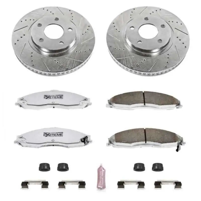 Power Stop 98-02 Chevrolet Camaro Front Z26 Street Warrior Brake Kit k1547-26