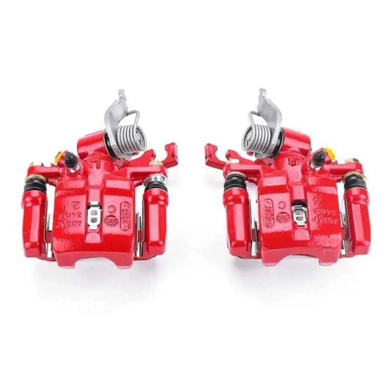 Power Stop 98-02 Honda Accord Rear Red Calipers w/Brackets - Pair s2088