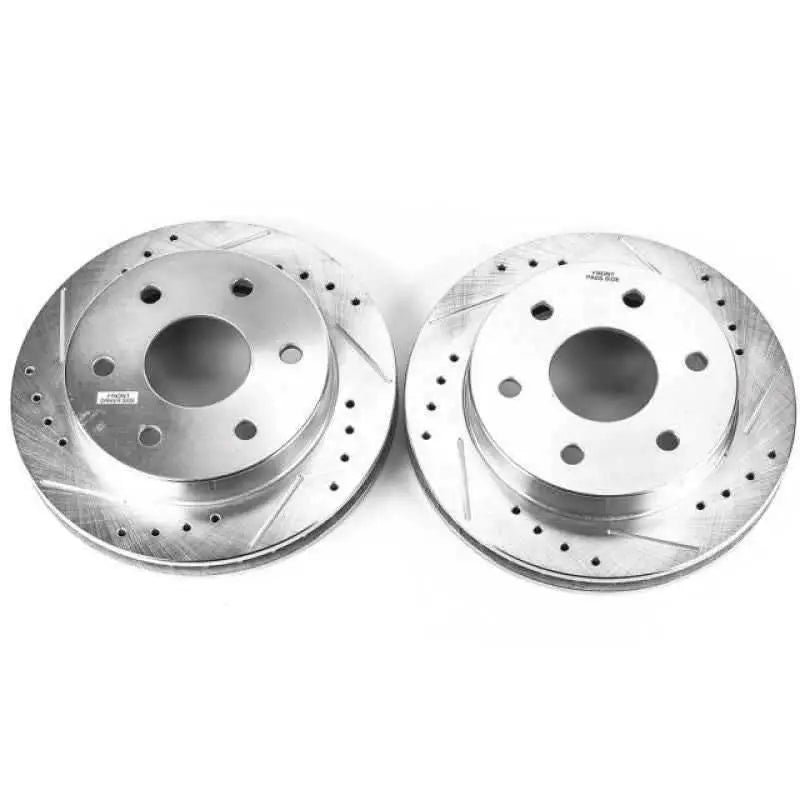 Power Stop 99-00 Cadillac Escalade Front Evolution Drilled & Slotted Rotors - Pair ar8609xpr