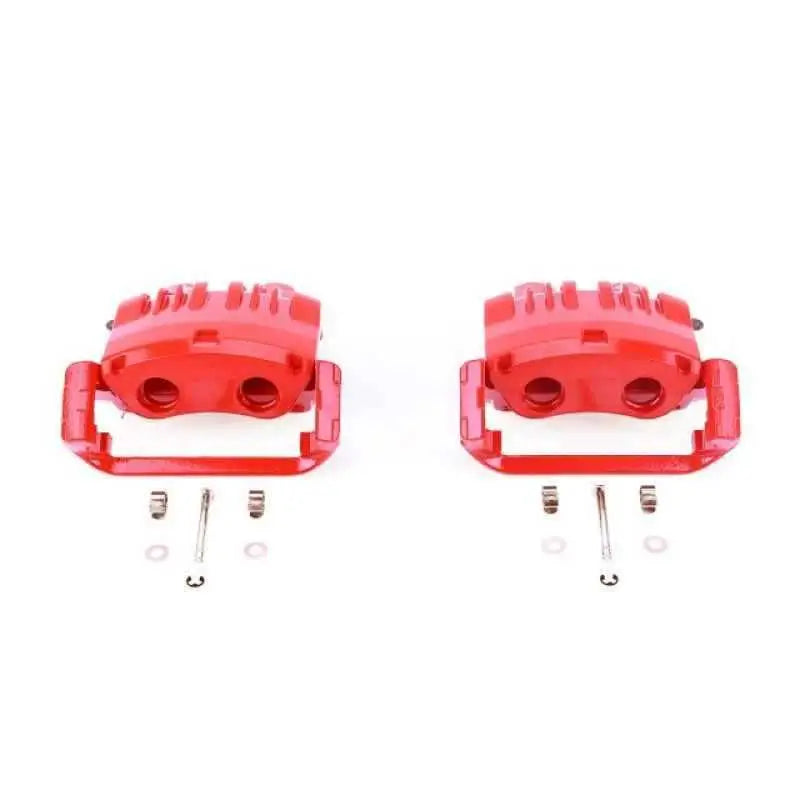 Power Stop 99-01 Ford Mustang Front Red Calipers w/Brackets - Pair s4766c