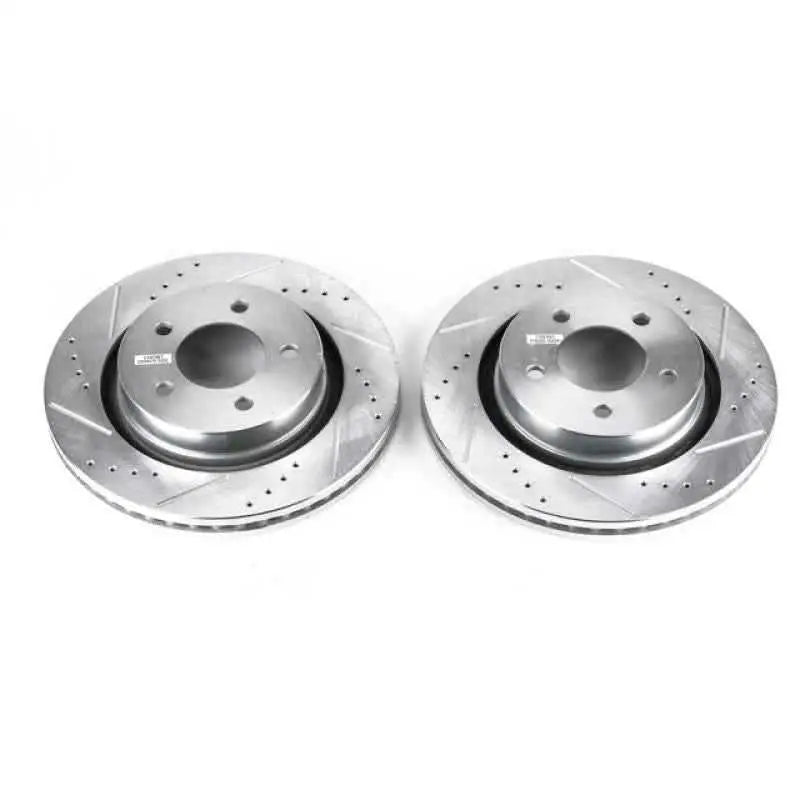 Power Stop 99-04 Chrysler 300M Front Evolution Drilled & Slotted Rotors - Pair ar8348xpr