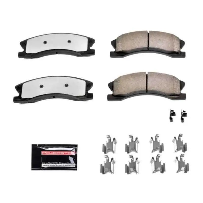 Power Stop 99-04 Jeep Grand Cherokee Front Z36 Truck & Tow Brake Pads w/Hardware z36-945