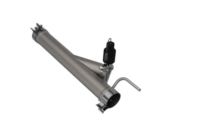 QTP 09-18 Ram 1500 3in 304SS Aggressor Cutout Mid Pipe 520009